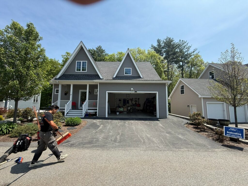Driveway Sealcoating in Medford - Before