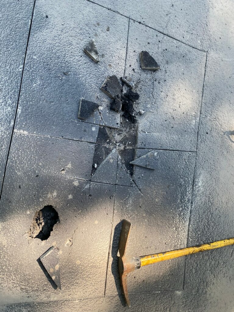 Cutout Patch Repair and Driveway Sealcoating in Andover, MA