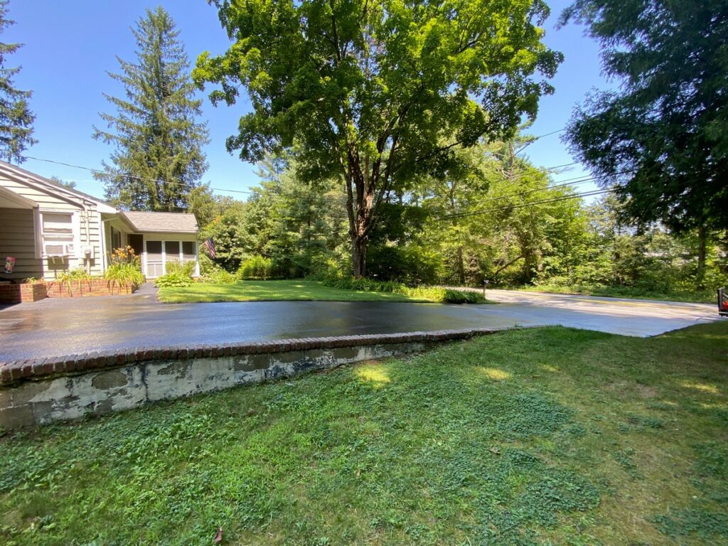 Cutout Patch Repair and Driveway Sealcoating in Andover, MA