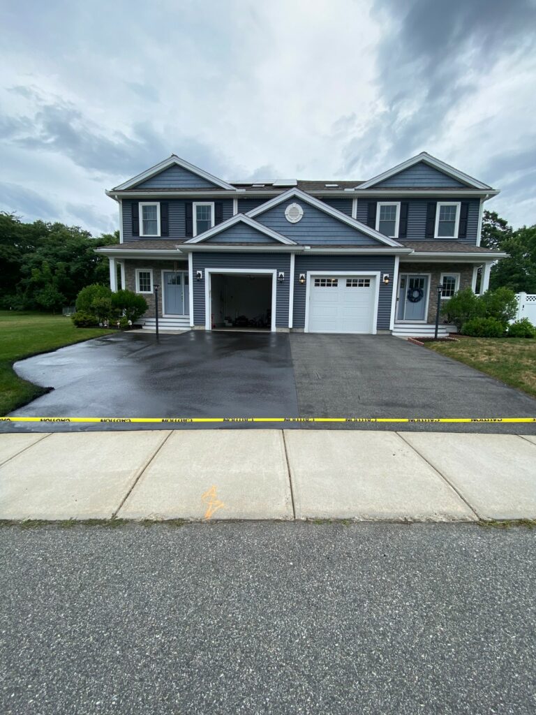 Driveway Crack Filling & Sealcoating in Woburn, Massachusetts - After